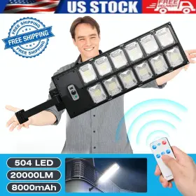 Hn9050586 Donwell Commercial Solar Street Light-high Brightness Dusk-to-dawn Outdoor Road Lighting