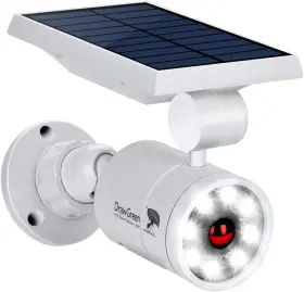 Drawgreen 614591920960 Solar Motion Lights Waterproof Metal Sensor Light Outdoor White