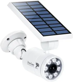 Drawgreen 614591921059 Solar Sensor Lights Outdoor Aluminum Case Not Plastic Standard White