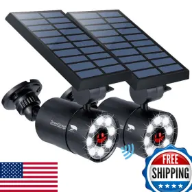 B07pfgrr8f Drawgreen Solar Motion Sensor Light Of 2 Lights Outdoor Waterproof