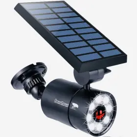Dg08-s Drawgreen Solar Motion Lights For Outside Sensor Light Outdoor Black