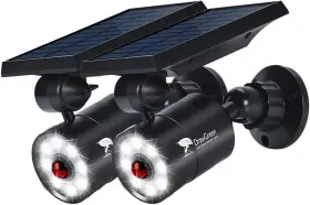 Dg08-s2-b Drawgreen Solar Motion Flood Security Lights Outdoor Waterproof Aluminum Case Black
