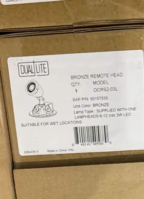Ocr-03l Dualite Dual-lite Series Outdoor Led Remote Light Single Head