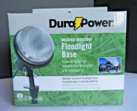 Durapower 846450065165 Dura-power Weather Resistant Green Flood Light Base With 6ft Cord Only