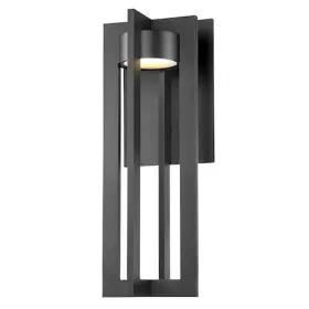 Ws-w486 Dweled Chamber 20in Led Indoor And Outdoor Wall Light 3000k In Black