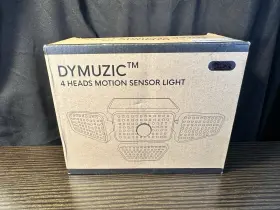 Tbd-08 Dymusic Motion Sensor Security Light 272 Led 4 Heads Solar Powered Outdoor Garden Garage