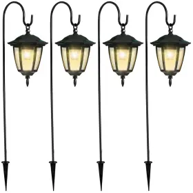 Dc23216-4p Dynaming 4 Pack Solar Hanging Lights Outdoor Powered White