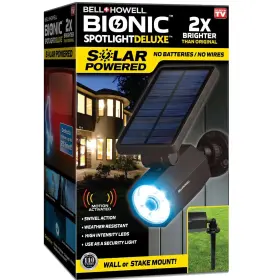 7111 E. Mishan & Sons Inc Bell Howell Bionic Spotlight Deluxe Led Solar Lights Solar-powered Spot Light