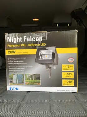 Nffld-s-c70-knc-unv Eaton Lumark Lithonia Philips Acuity Hubbell Crouse-hinds Night Falcon Led Floodlight 20w 2500lm 120/277v