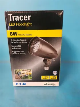 Tcrs8w Eaton Lumark New Tracer Flood Light Small Led Luminaire 8w Wide 4000k