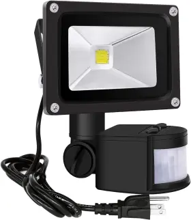Ip65 Eben 445024292278 Motion Sensor Flood Lights Outdoor 10w Induction Led Lamp Waterproof Spotl