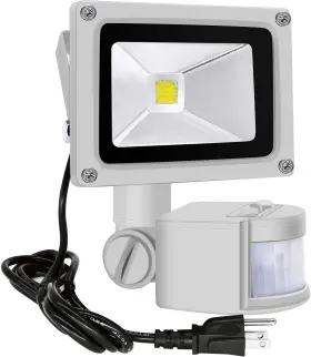 Ip65 Eben 445051039037 Motion Sensor Flood Lights Outdoor 10w Induction Led Lamp Waterproof Spotl