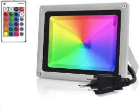 100w Eben 705353226748 Equivalent Led Color Changing Flood Lights Multi Colors Rgb Uplighting With
