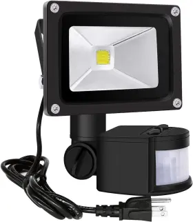 Ip65 Eben 711181034035 Motion Sensor Flood Lights Outdoor 10w Induction Led Lamp Waterproof Spotl