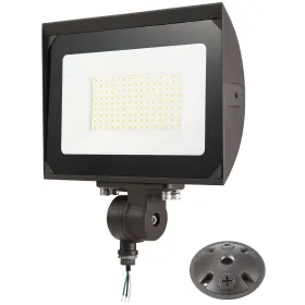 B0bwt826kd Eccfutll 100w 5000k Led Flood Light Outdoor 13000lm 120v Ip65 Ul-certified
