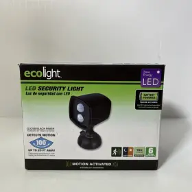 Eco Light 755284015713 Ecolight Led Security Motion Activated Adjustable Direction New Open Box