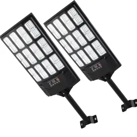 Ecoralios 763022635789 Solar Street Lights Outdoor Waterproof 38000lm Wide Angle Flood Light
