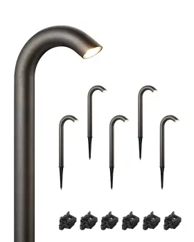 Hgsl39b Edishine Bronze Low Voltage Landscape Lighting 3w 3000k 200lm Bright Led