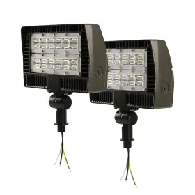 Efl3xa Elecall Led Flood Light Outdoor 6500lm 50w 5000k 130lm/w Flag Pole Lights Wat