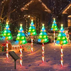 Sd006 Eleclink 25 Inch Larger Outdoor Christmas Decorations 6 Pack Red And Green
