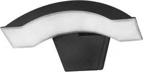 17000190 Electric 14w Curved Head Black 1200 Lumens Hardwired Automatic Dusk To