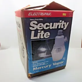 R175m Electripak Mercury Vapor Security Light Fixture Heavy Duty Utility Dusk To Dawn