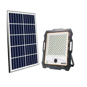 Eleding 856071006980 Solar Powered Outdoor 1080p Home Security Wi-fi Ip Camera 400-watt Flood Light