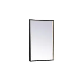 Mre61830bk Elegant Decor Pier 18x30 Inch Led Mirror With Adjustable Color Temperature 3000k