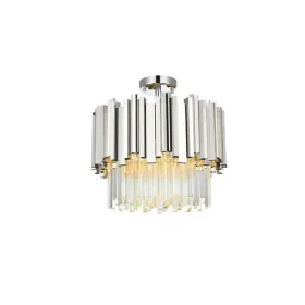 3400f16c Elegant Furniture & Lighting Willow 16 Inch Flush Mount Chrome