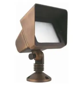 C048v1 Elegant Lighting Aera 1 Light 5-1/4 Inch W Adjustable Outdoor - Brass