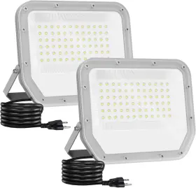 100w Elekico 797409164623 2 Pack Super Bright 6500k 10000lm Led Flood Lights Outdoor Outside Ligh