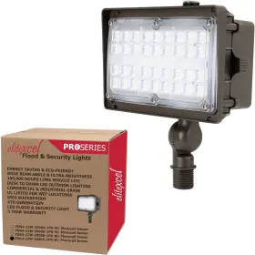 Efdg427w27v50kdp0b76kn Elitexcel Dusk To Dawn Outdoor Landscape Lighting Gen4 27w Led Flood Light 3600lm 500