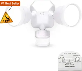 Emr-7032a Emaner Motion Activated Security Light Sensing And Dusk To Dawn Adjustable