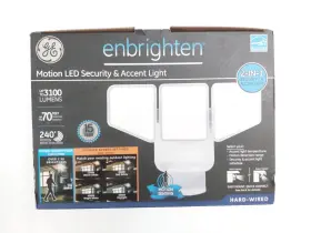 40940-s1 Enbrighten 240-degree 3100-lumen Led Outdoor Motion-activated 3-head Flood Light