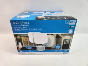 58242-5 Enbrighten Outdoor 2-head Motion-sensing Back Lit Wi-fi Led Security Light