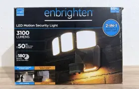 73677-1 Enbrighten Led Motion Security Night Light 2 In 1 Hardwired White