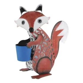 Mo72187mnd Enchanted Garden 15 Inch Rustic Orange White Led Solar Lighted Metal Fox Lawn Statue Decor Mo72187mnd Enchanted Garden 15 Inch Rustic Orange White Led Solar Lighted Metal Fox Lawn Statue Decor