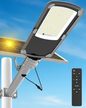 Ip65 Engrepo 726084666016 Solar Lights Outdoor - 15000lm Waterproof Led Flood With Rem