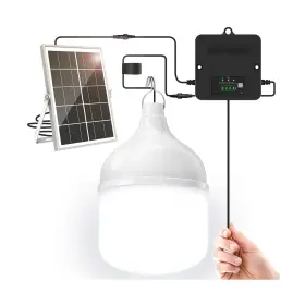 Sb048ab Etetale Solar Shed Light Indoor Outdoor 6500k Daytime Available Pendant Li... Fast Ship