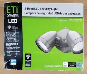 Eti 849489065670 Solid State Lighting Inc 2-head Led Security Light