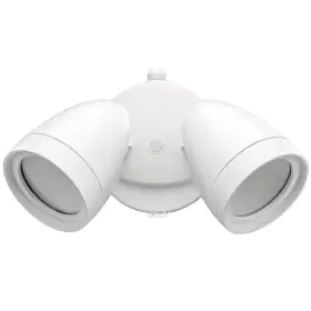 Eti Lighting 313048753716 Dusk To Dawn Sensor White Exterior Outdoor Twin Head Led Flood Light Security 12