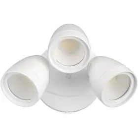 51403142 Eti Lighting Floodlight Adjustable Lamp 3-head Dusk To Dawn Led With Weather Resistant White