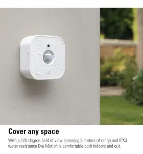 10eby9951 Eve Motion Matter - Smart Sensor With Light Ipx3 Water White