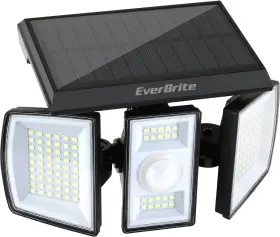 Everbrite 820909981664 Solar Outdoor Lights 128 Led 7000k Motion Sensor White