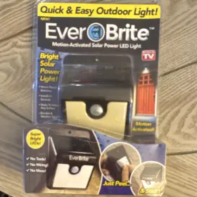 Ccsa12v2015 Everbrite Motion Sensor Solar Led Outdoor Wall Light Black/white