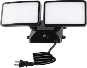 Faguangao 313108171191 Dusk To Dawn Led Security Light 18w Plug In Flood Outdoor