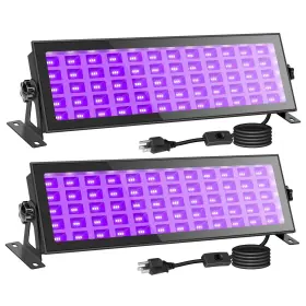 Fastdeng 658359332992 120w Black Light Bar Led Blacklight With Plug 180 Leds Ip66 Waterproof