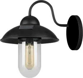 Ms0002bd Fastruggle Outdoor Gooseneck Solar Barn Light Fixtures With Upgraded Panels Wall Moun