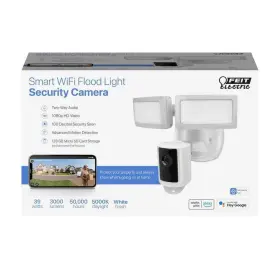 3008079 Feit Home Motion-sensing Hardwired Led White Smart-enabled Security Floodlight