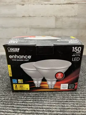 Feit Electric 017801543223 2 Pack Led Par 38 Dimmable Enhance Bright White 150w Bulbs
